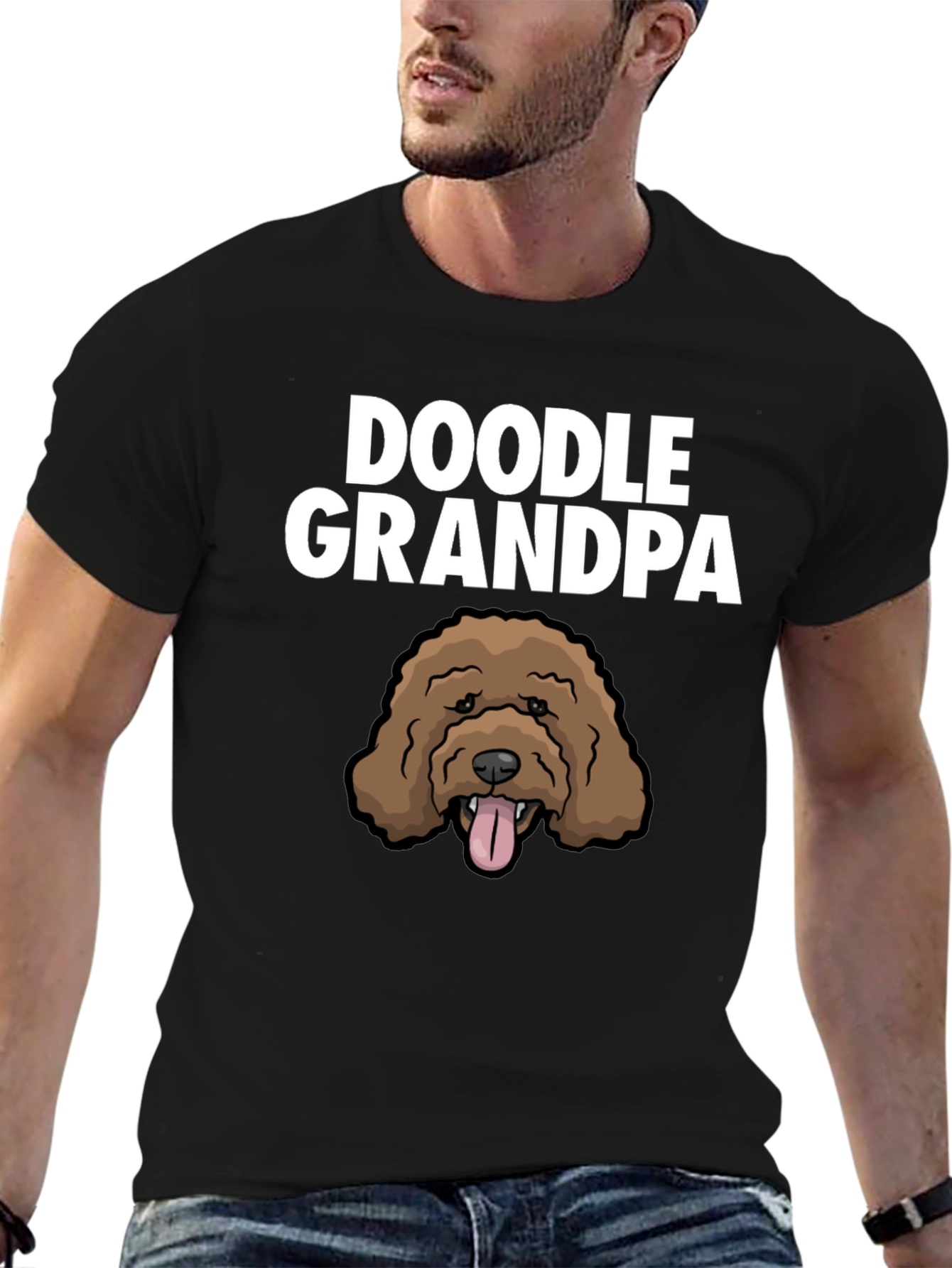 Doodle Grandpa T-Shirt - Dog Lover Gift