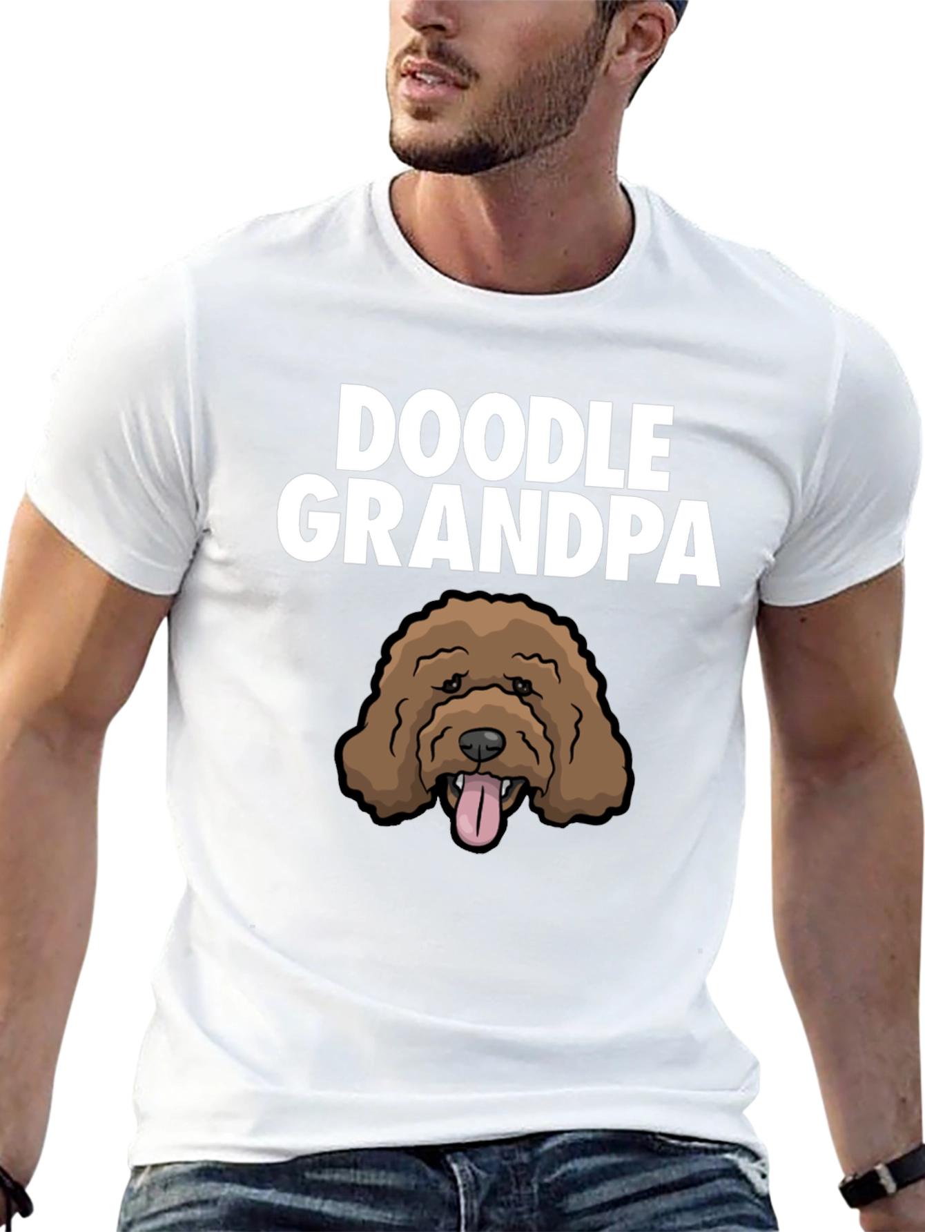 Doodle Grandpa T-Shirt - Dog Lover Gift