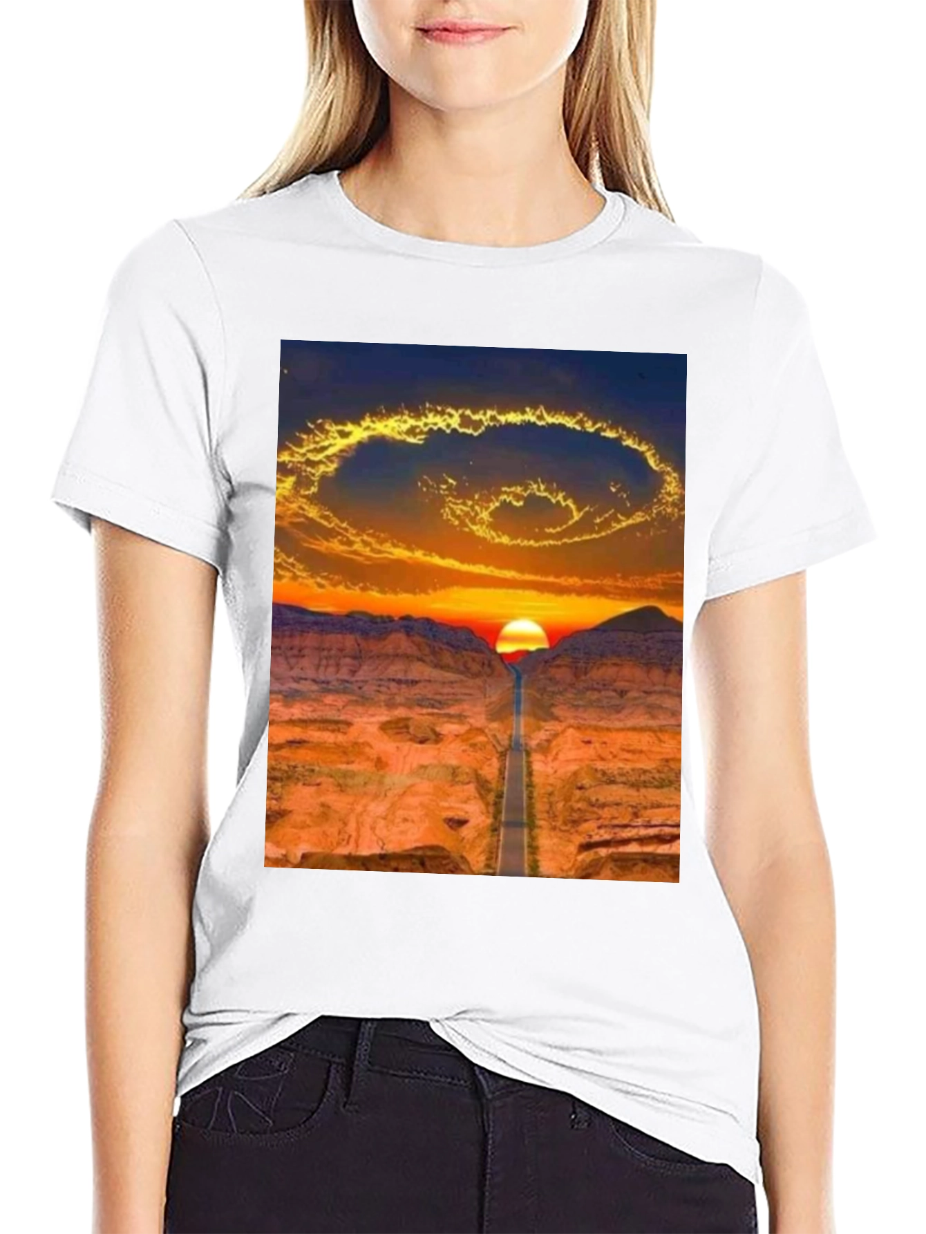 Sunset Road Graphic T-Shirt