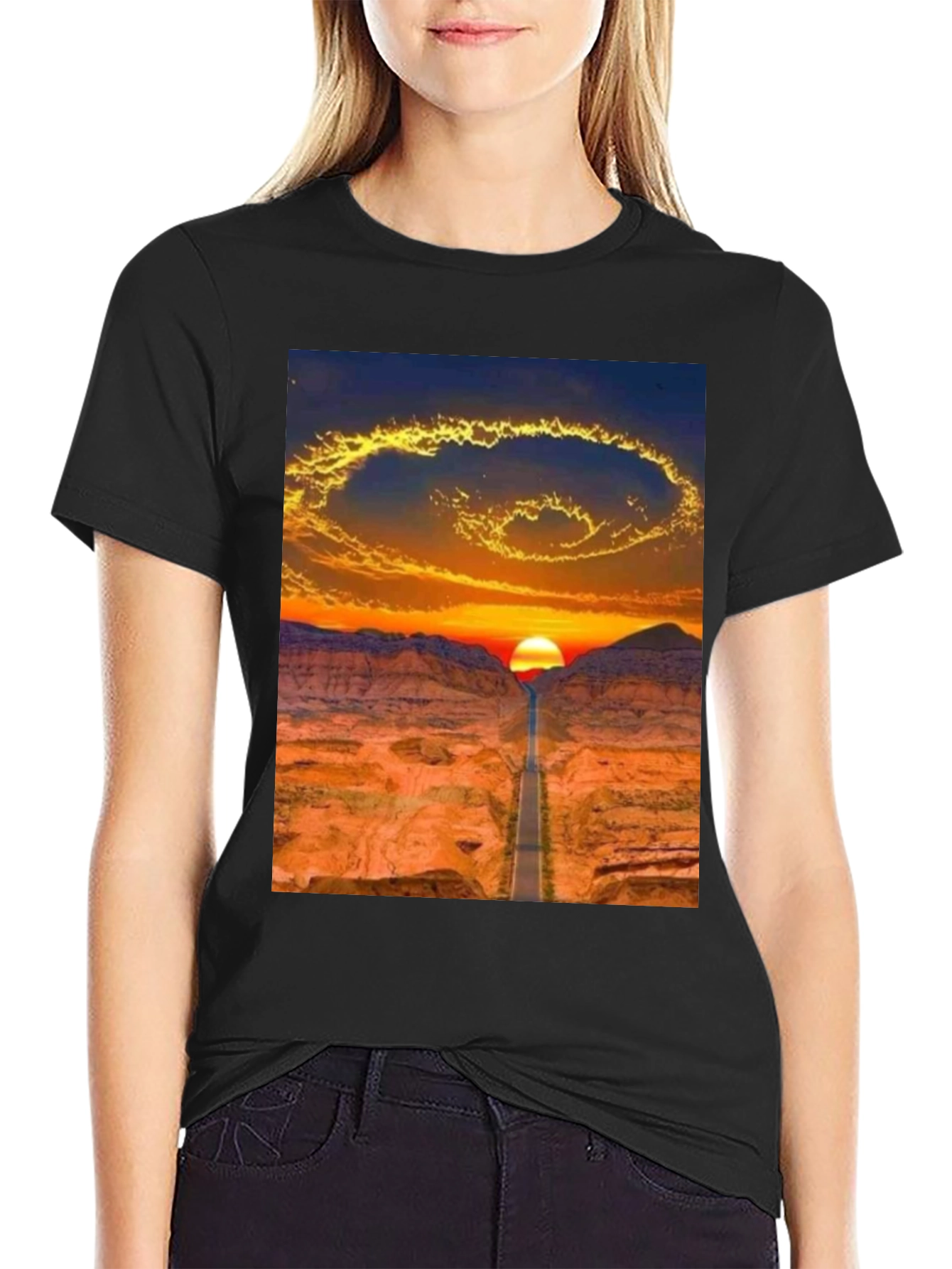 Sunset Road Graphic T-Shirt