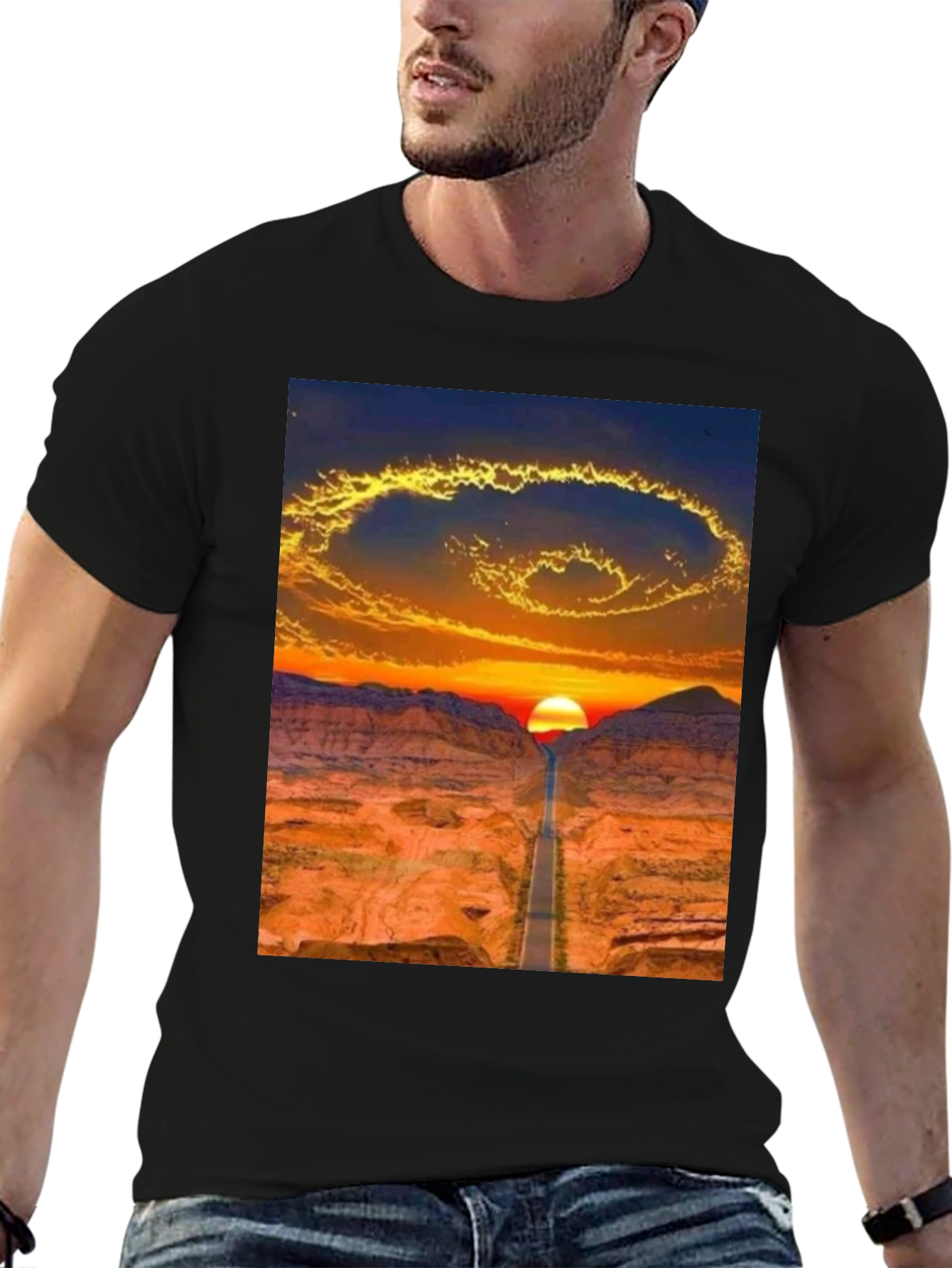 Sunset Road Graphic T-Shirt