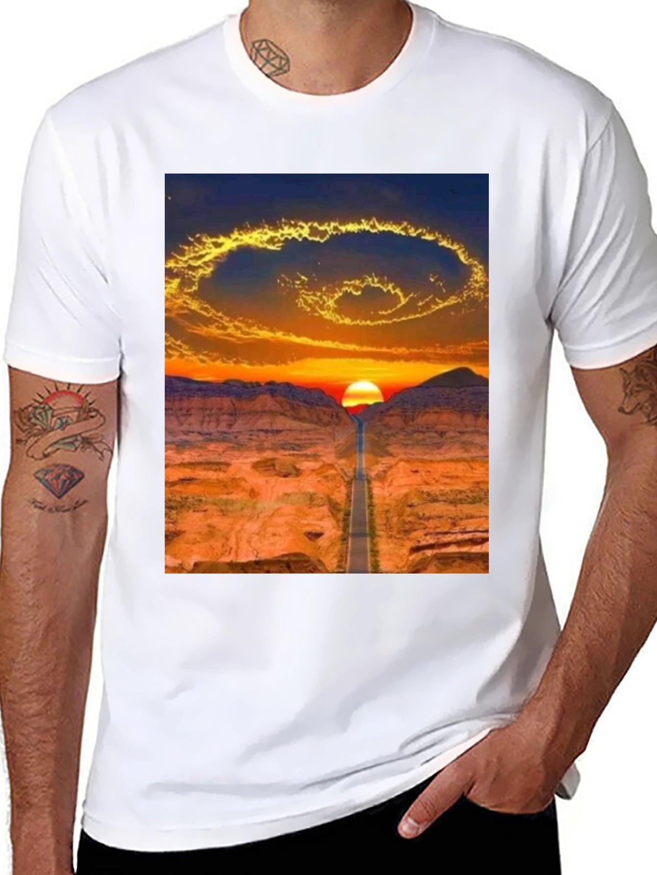 Sunset Road Graphic T-Shirt