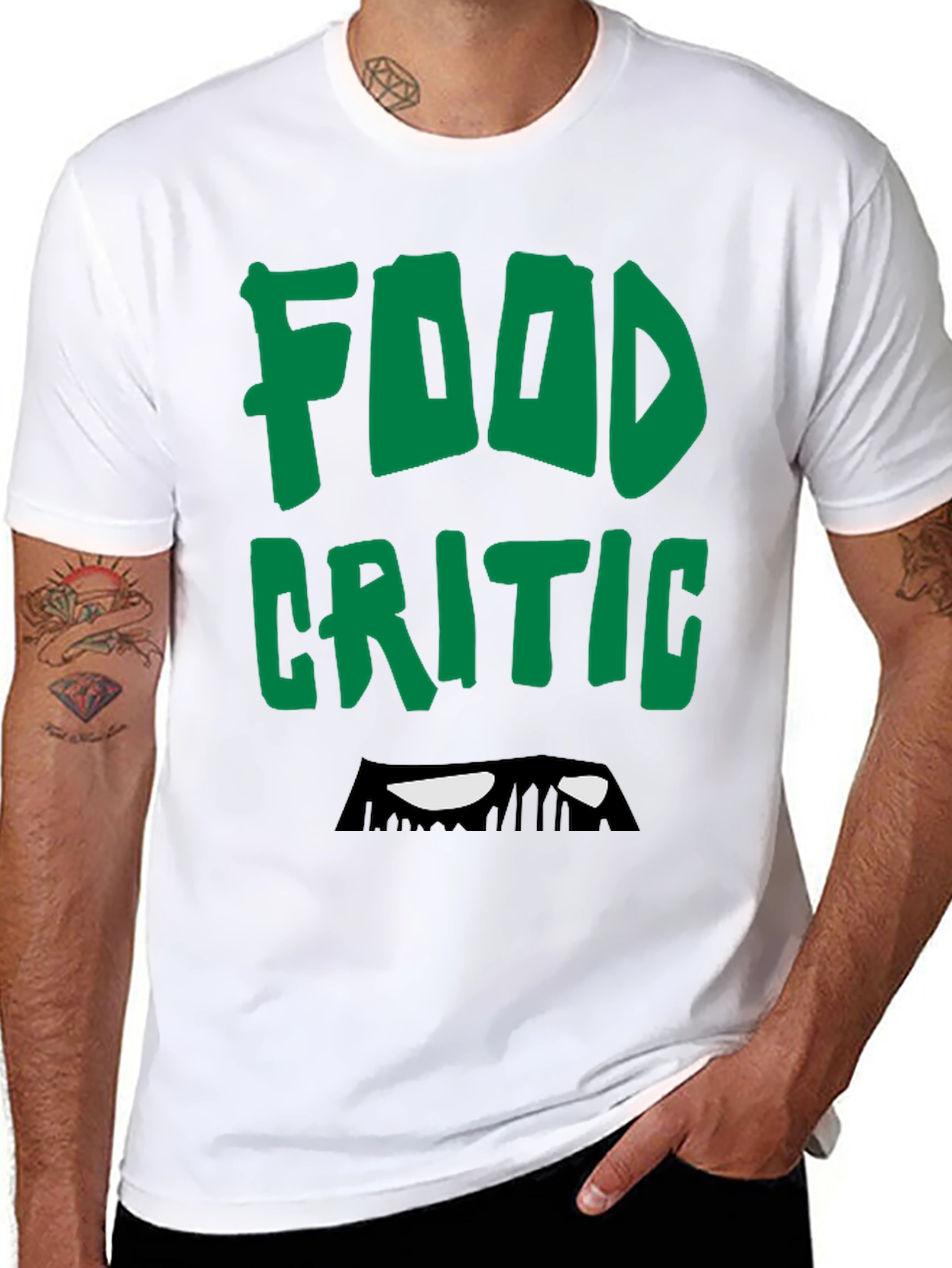 Food Critic Graphic T-Shirt - Express Your Passion!