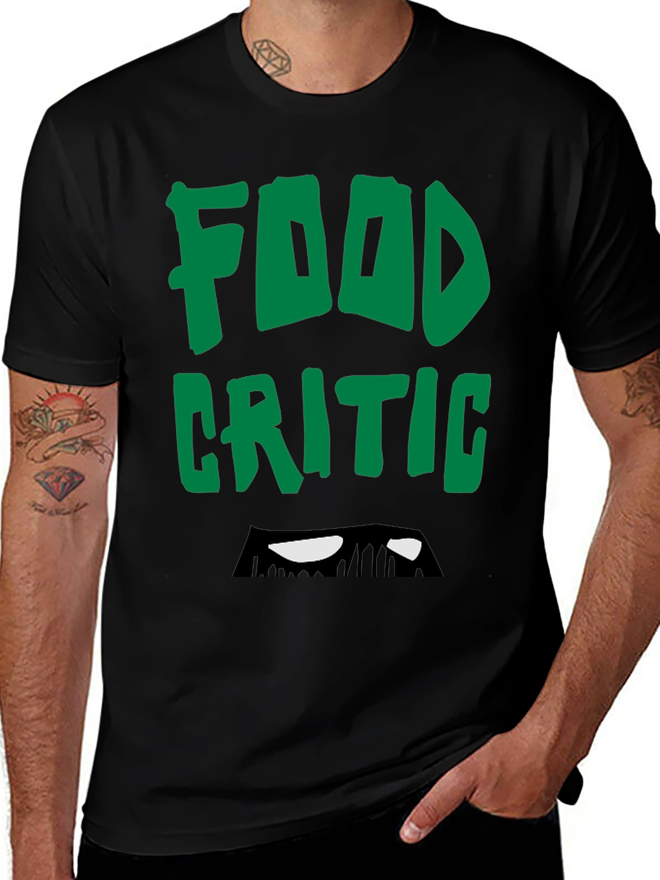 Food Critic Graphic T-Shirt - Express Your Passion!