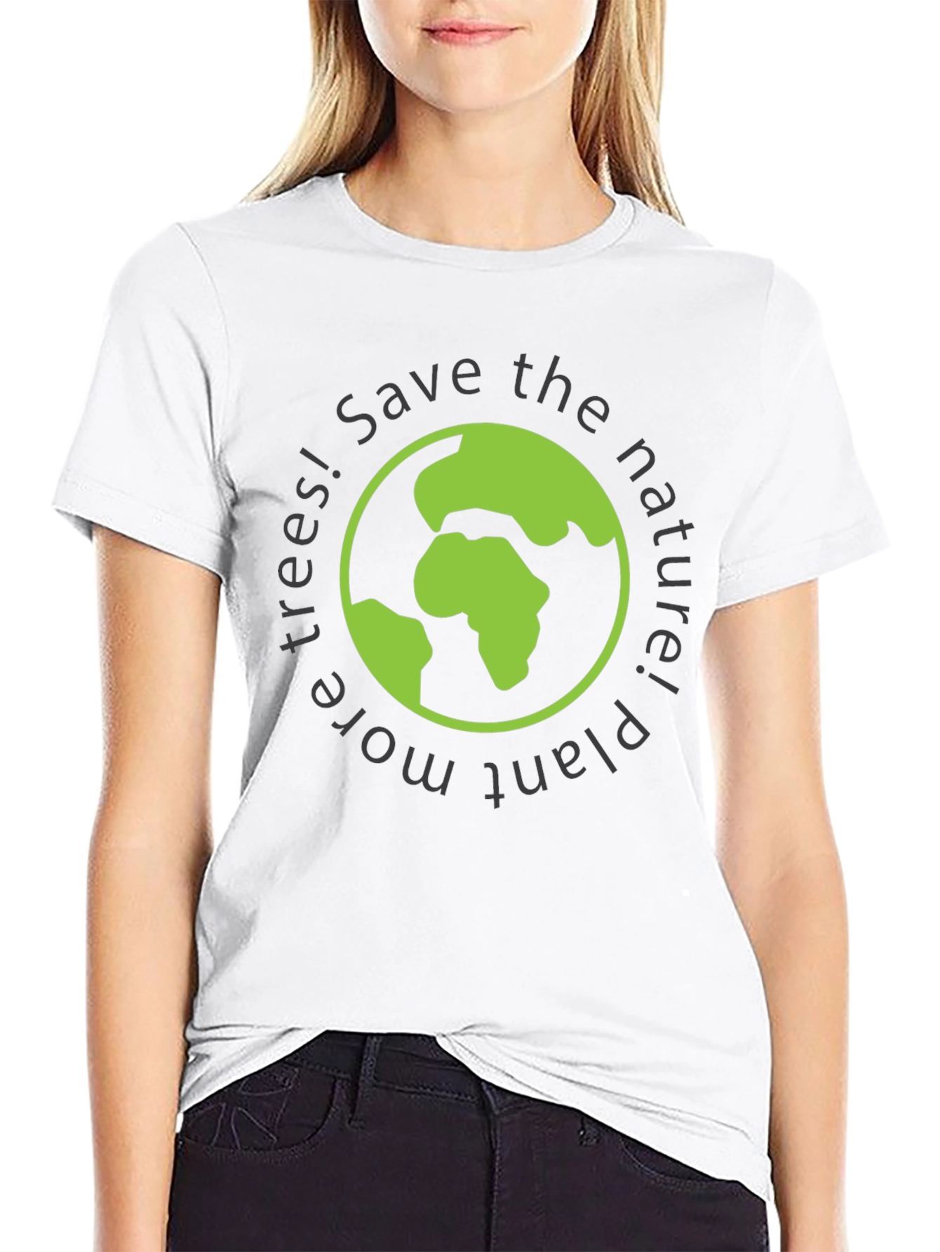 Eco-Friendly Save Nature Graphic Tee