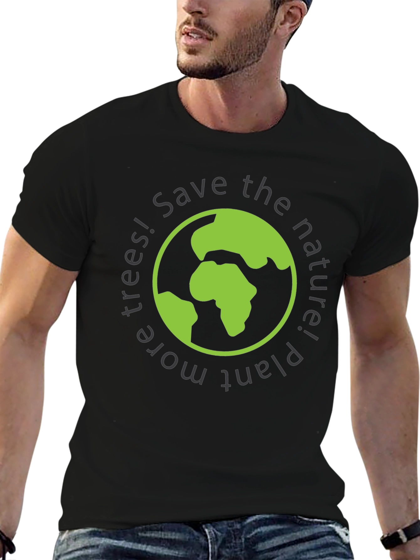 Eco-Friendly Save Nature Graphic Tee