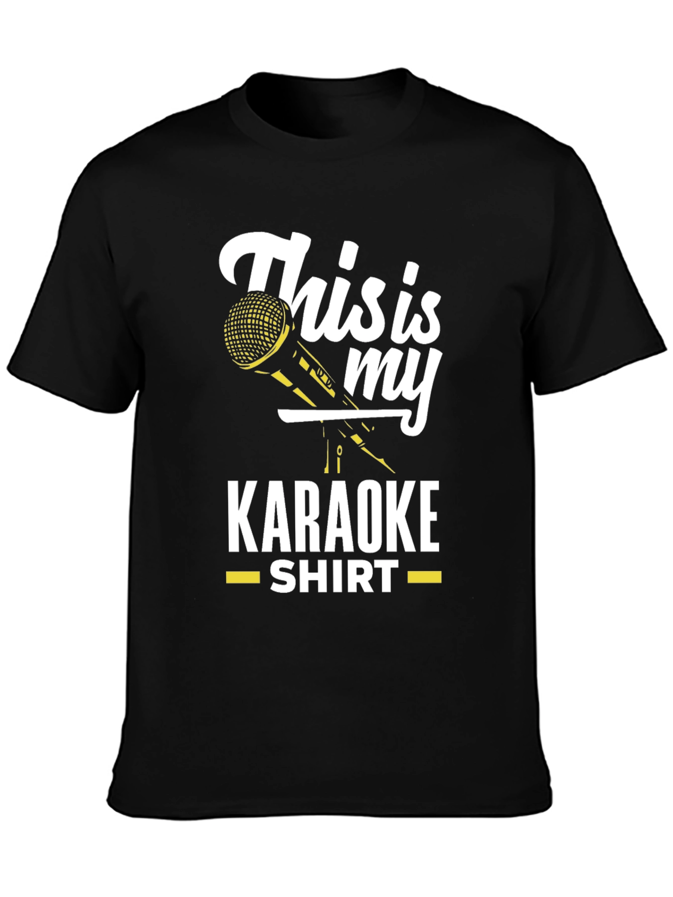 This Is My Karaoke Shirt - Black Graphic Tee