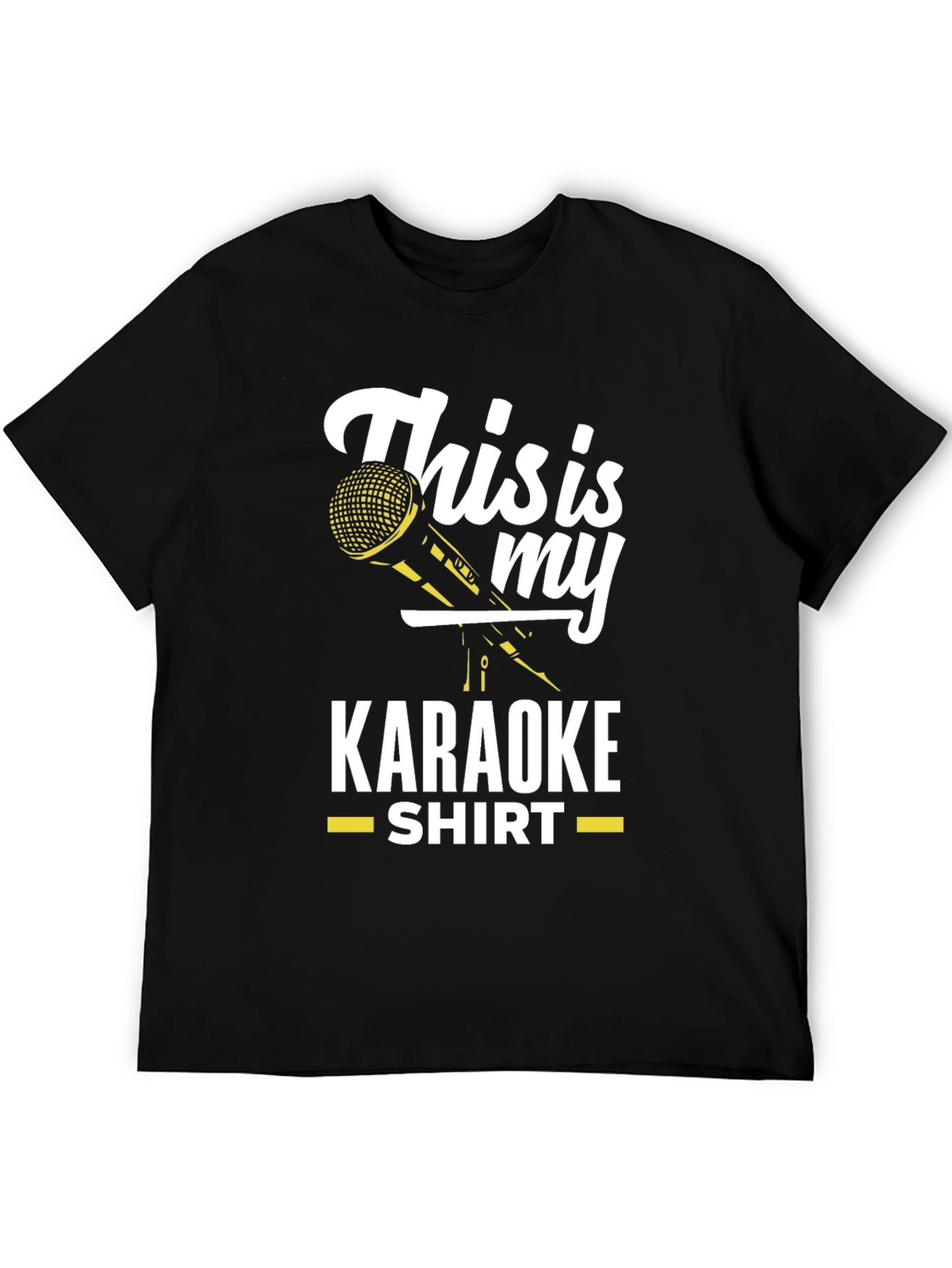 This Is My Karaoke Shirt - Black Graphic Tee