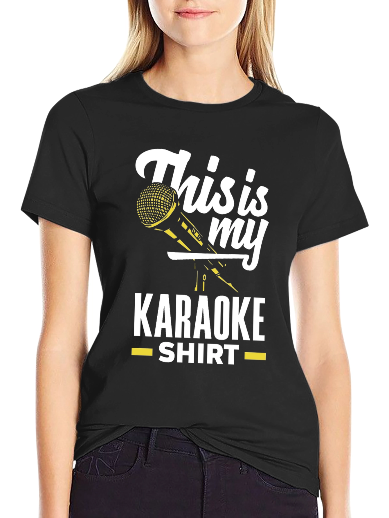 This Is My Karaoke Shirt - Black Graphic Tee