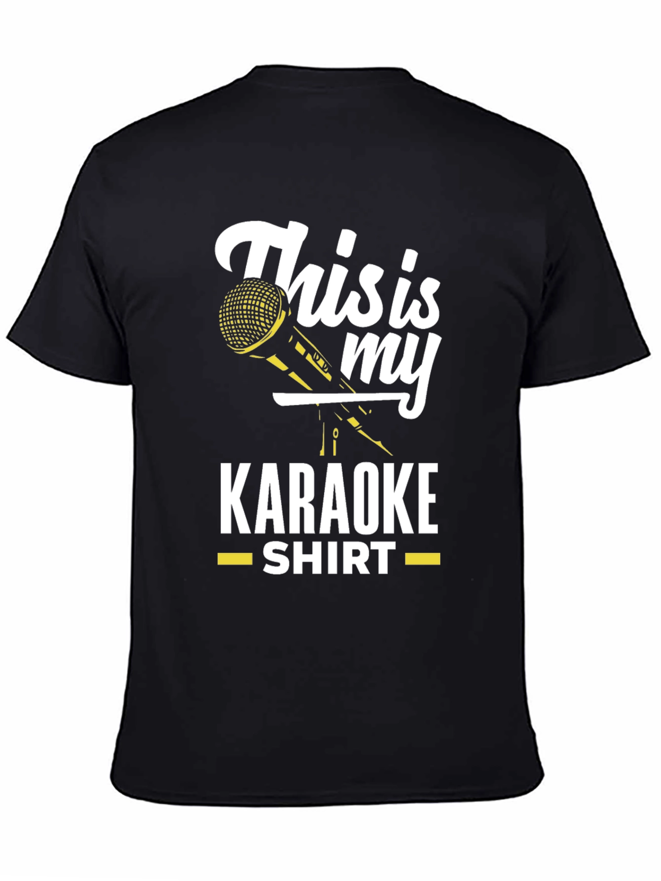 This Is My Karaoke Shirt - Black Graphic Tee
