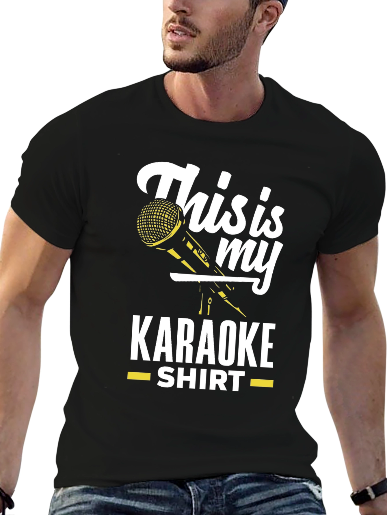 This Is My Karaoke Shirt - Black Graphic Tee