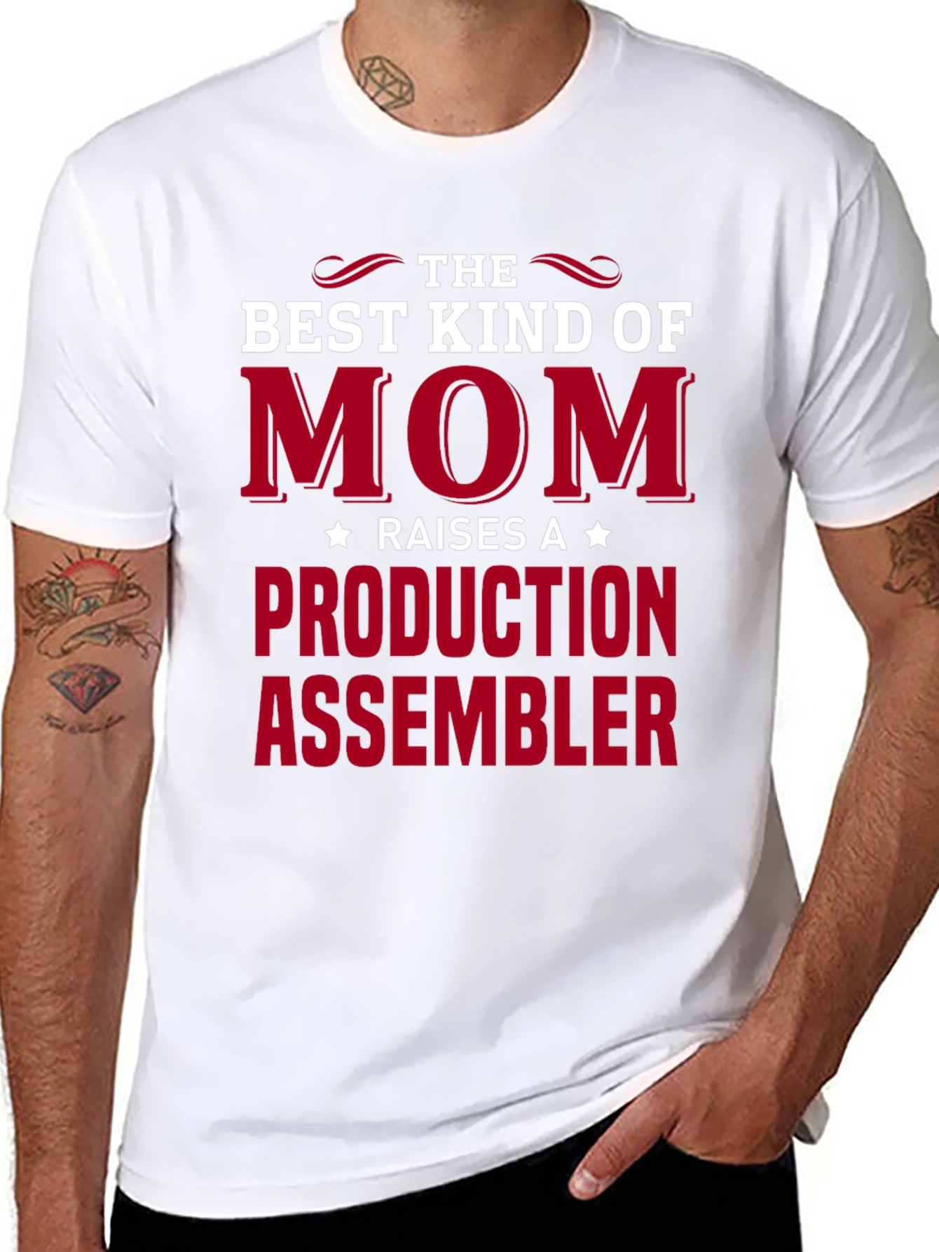 Best Kind of Mom Production Assembler T-Shirt