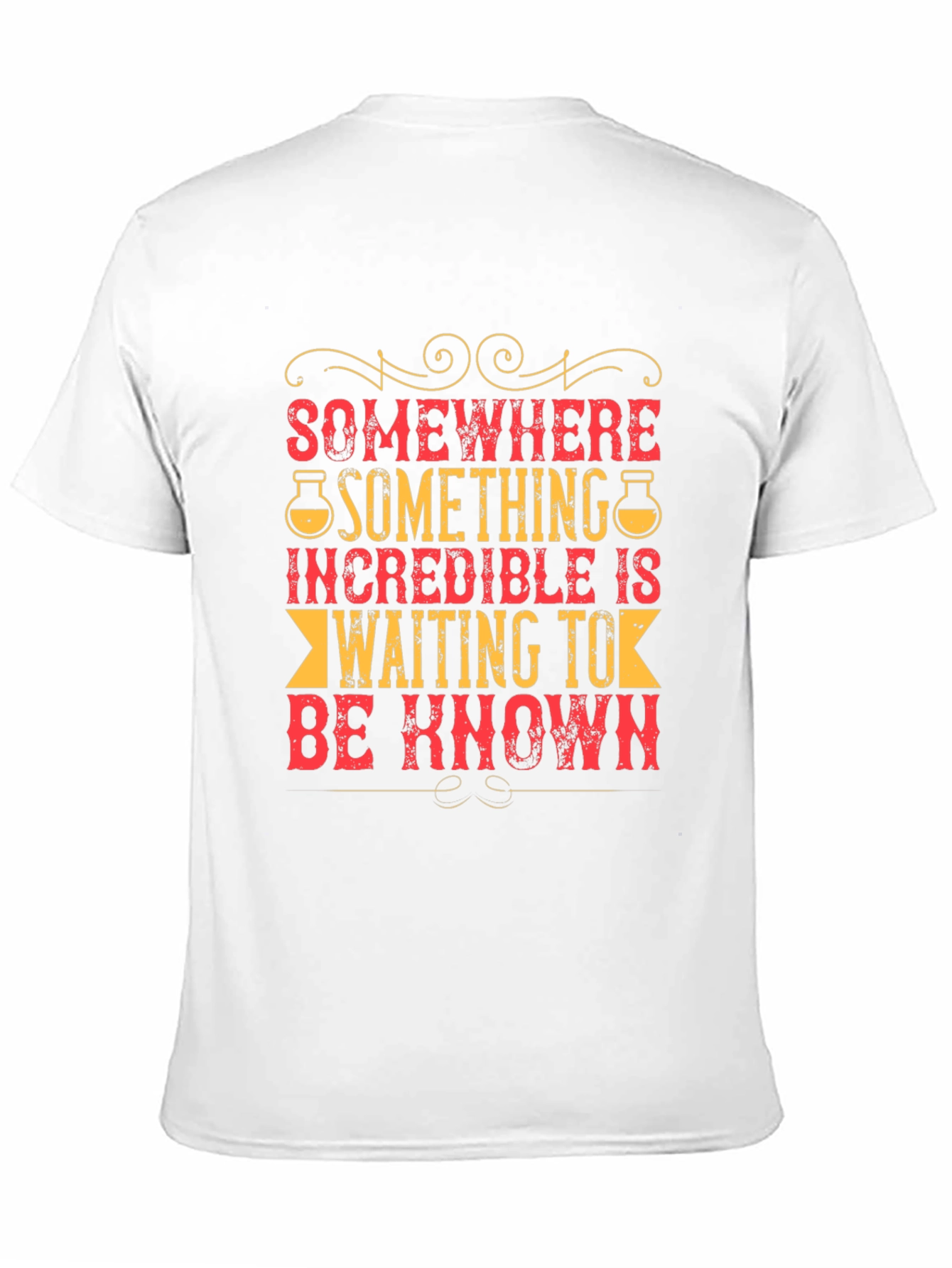 Incredible Waiting T-Shirt - Black Cotton Blend Casual Tee