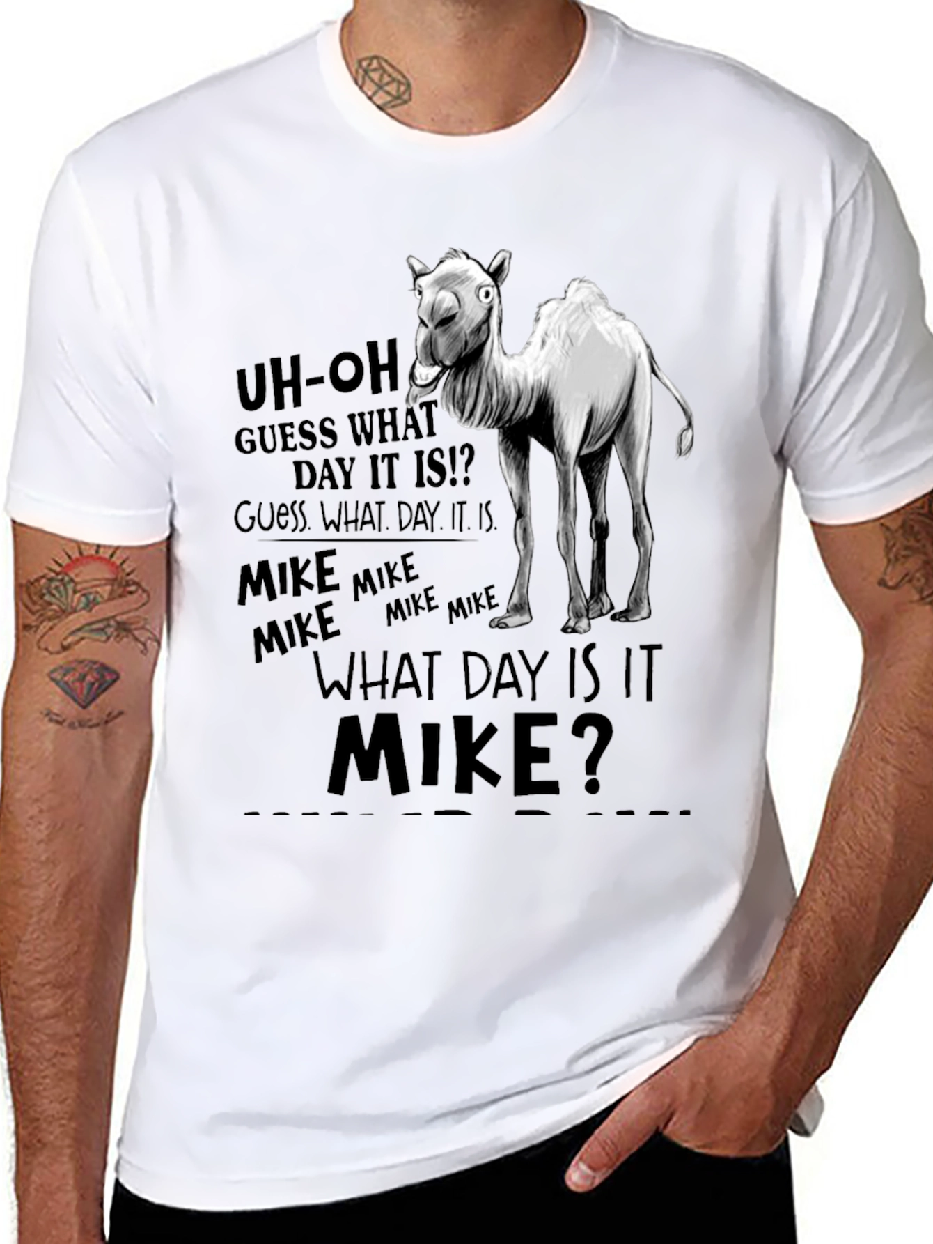 What Day Is It? Camel T-Shirt
