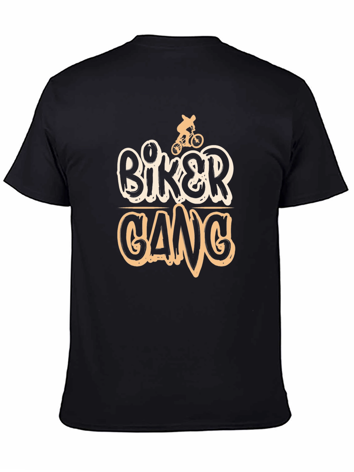 Biker Gang Graphic Print Mens T-Shirt