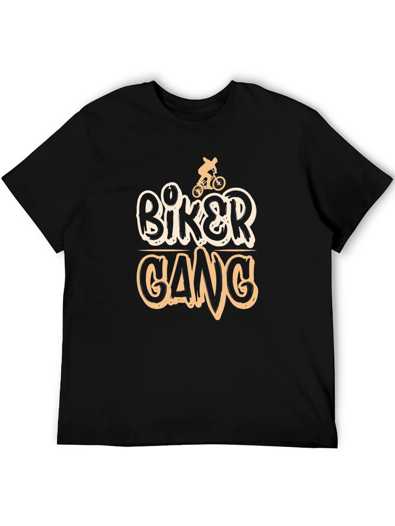 Biker Gang Graphic Print Mens T-Shirt