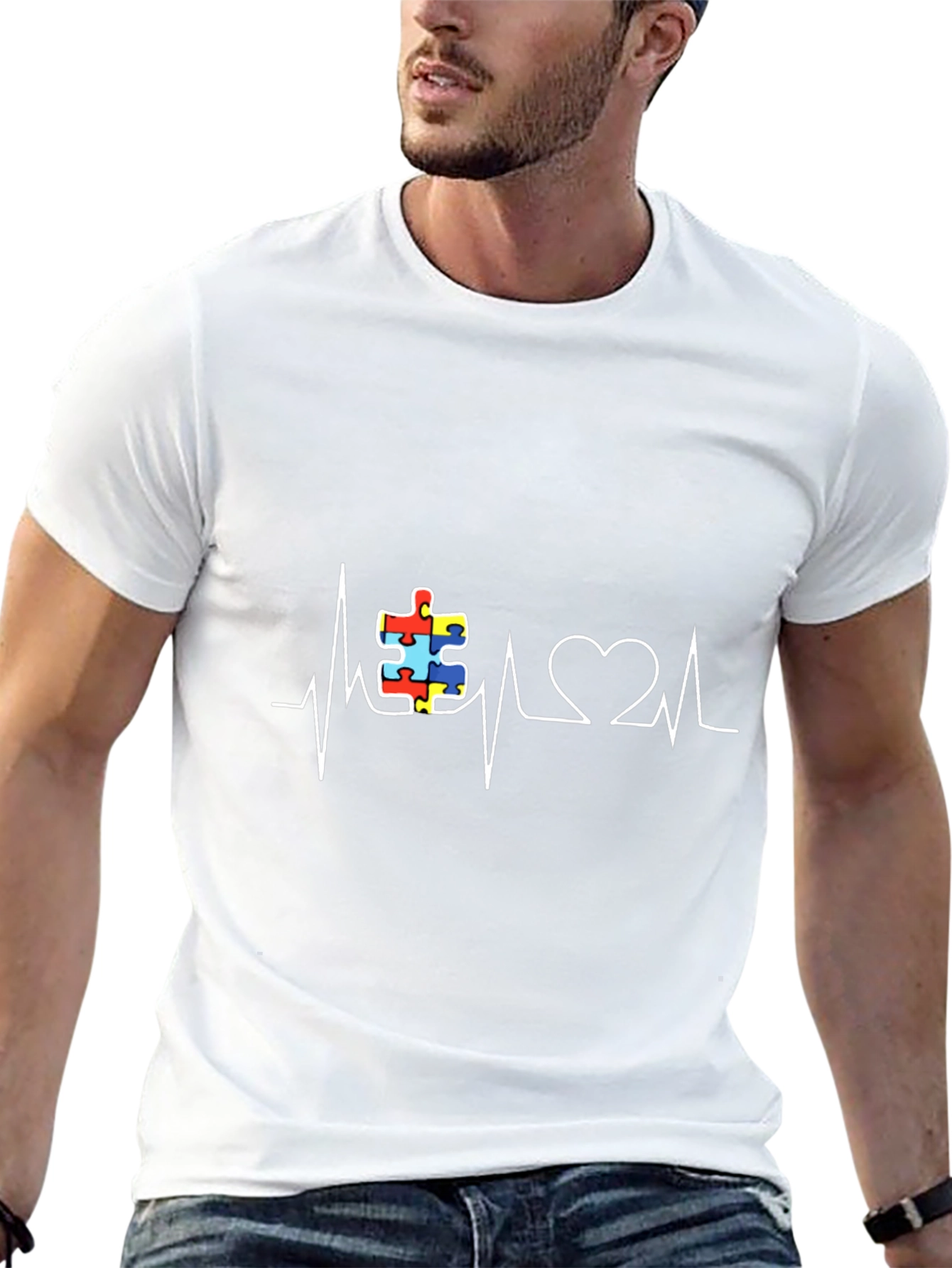 Autism Awareness Heartbeat T-Shirt