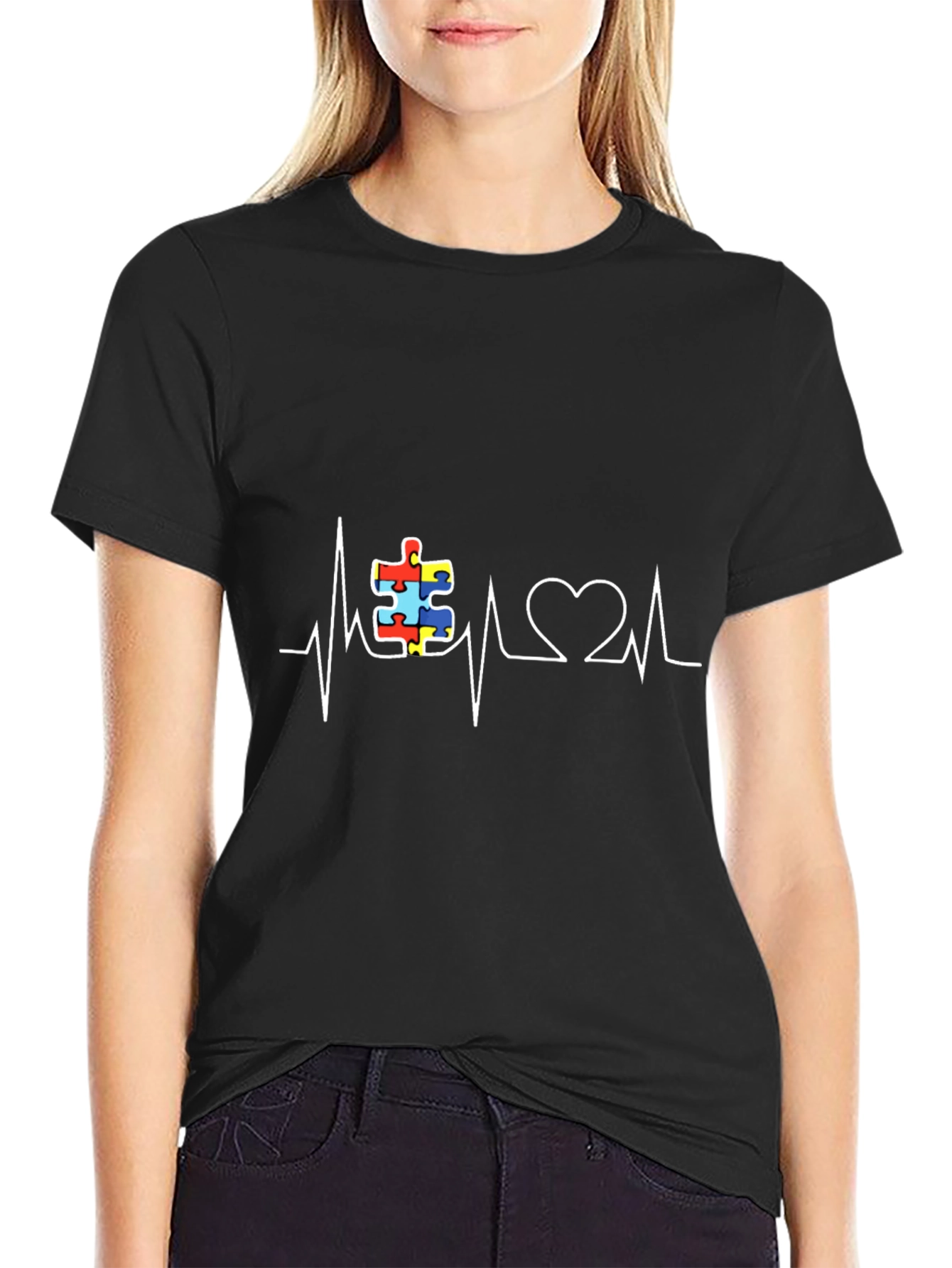 Autism Awareness Heartbeat T-Shirt