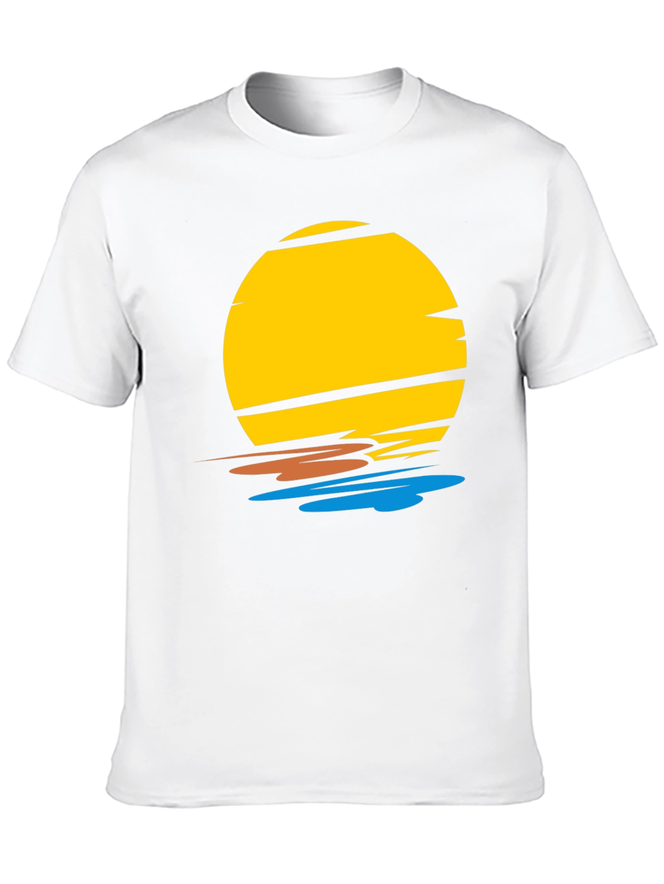 Sunset Graphic Black T-Shirt