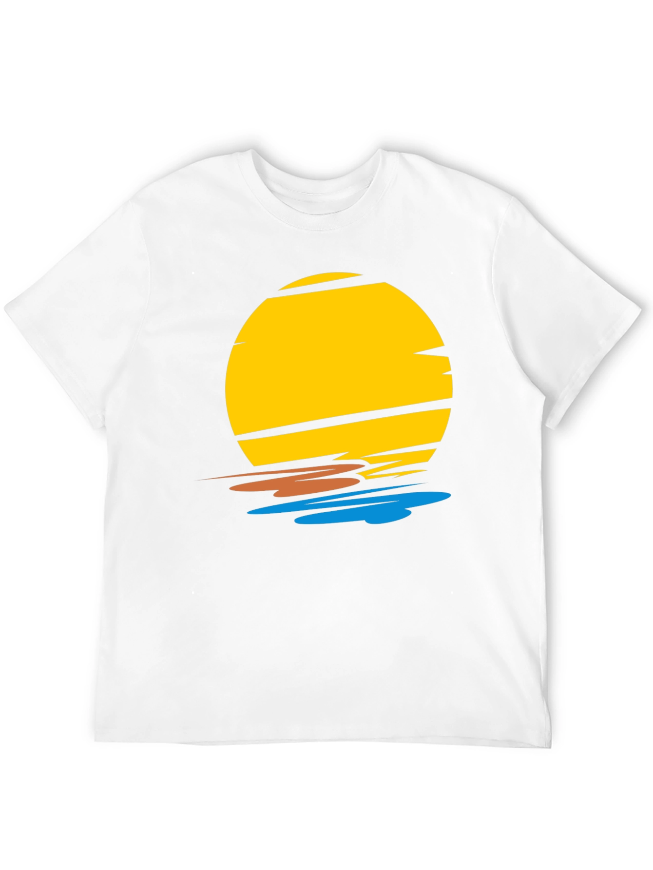 Sunset Graphic Black T-Shirt