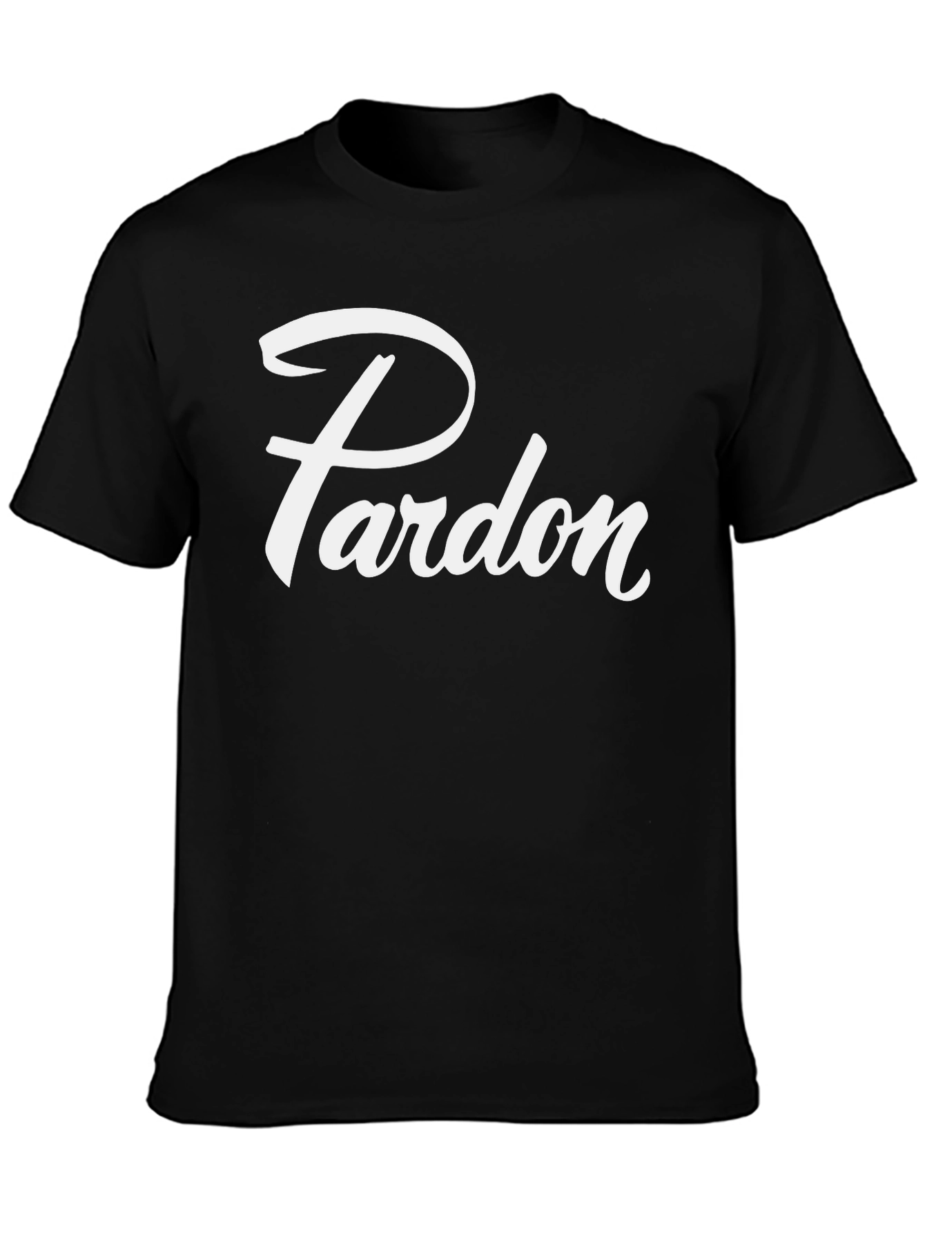 Pardon Graphic Tee - Stylish Comfort