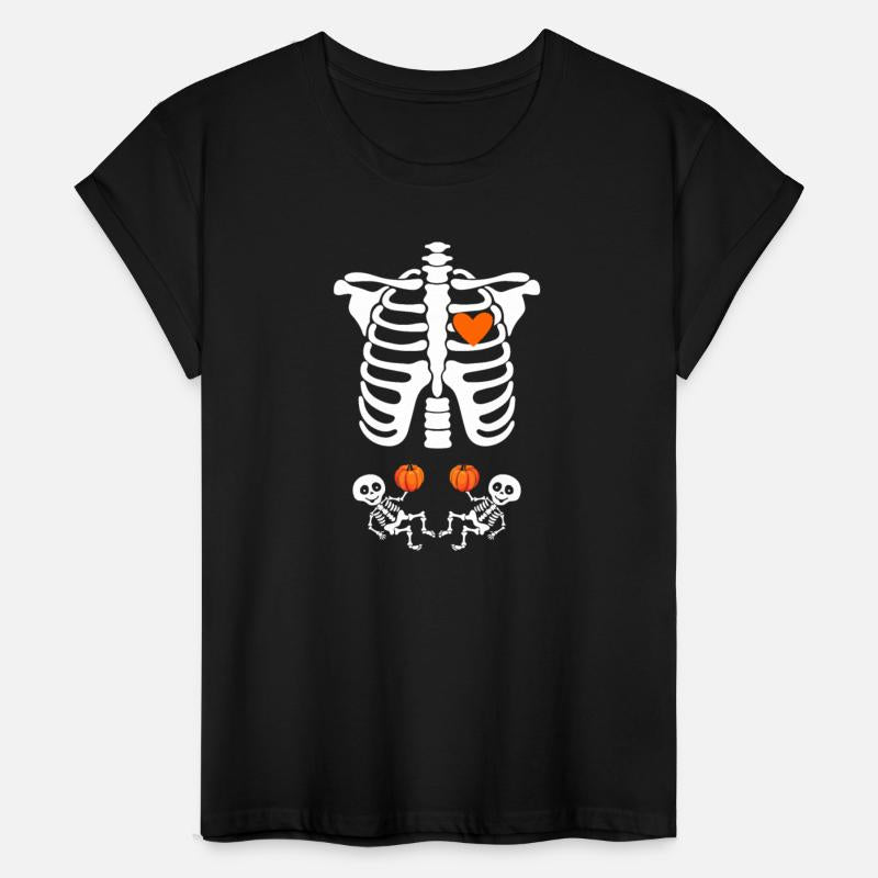 Baby Skeletons Thanksgiving Twins PregnancyGift Ha