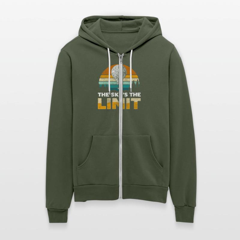 Balloonist Flying Fun Blue