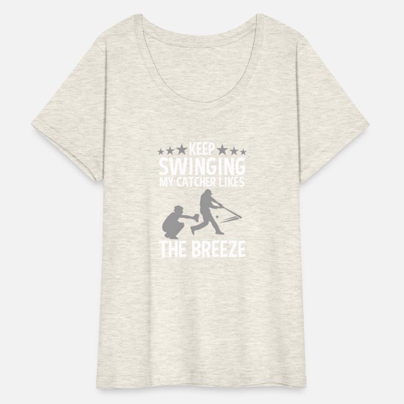 Baseball Pitcher Keep Swinging My Catcher Likes