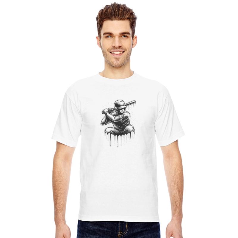 Baseball Player Drip shirt Ice Cream Softball Base