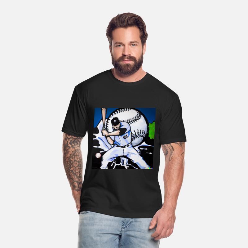 Baseball Player Graffiti Art graphic tee