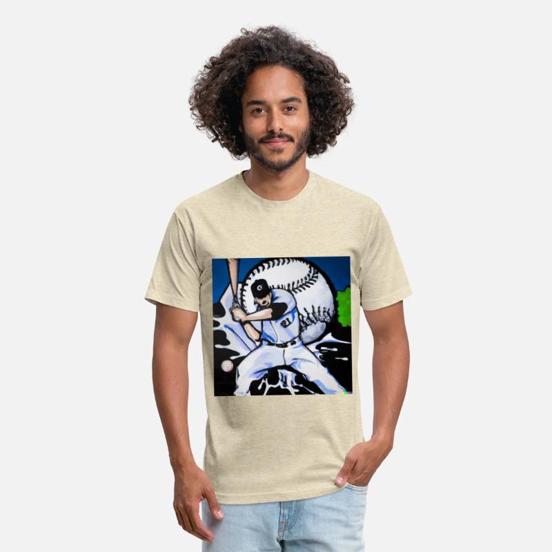 Baseball Player Graffiti Art graphic tee