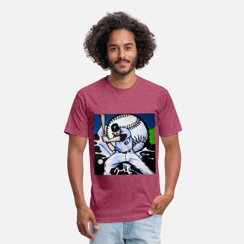 Baseball Player Graffiti Art graphic tee