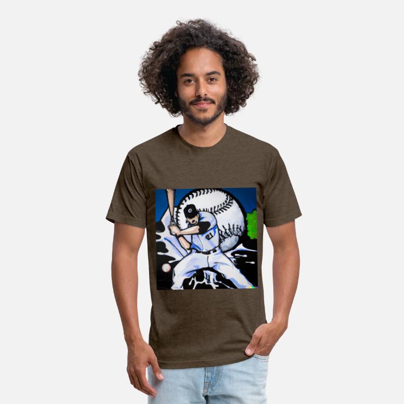 Baseball Player Graffiti Art graphic tee