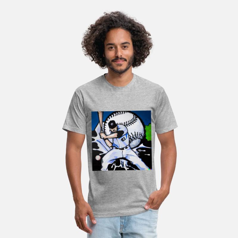 Baseball Player Graffiti Art graphic tee