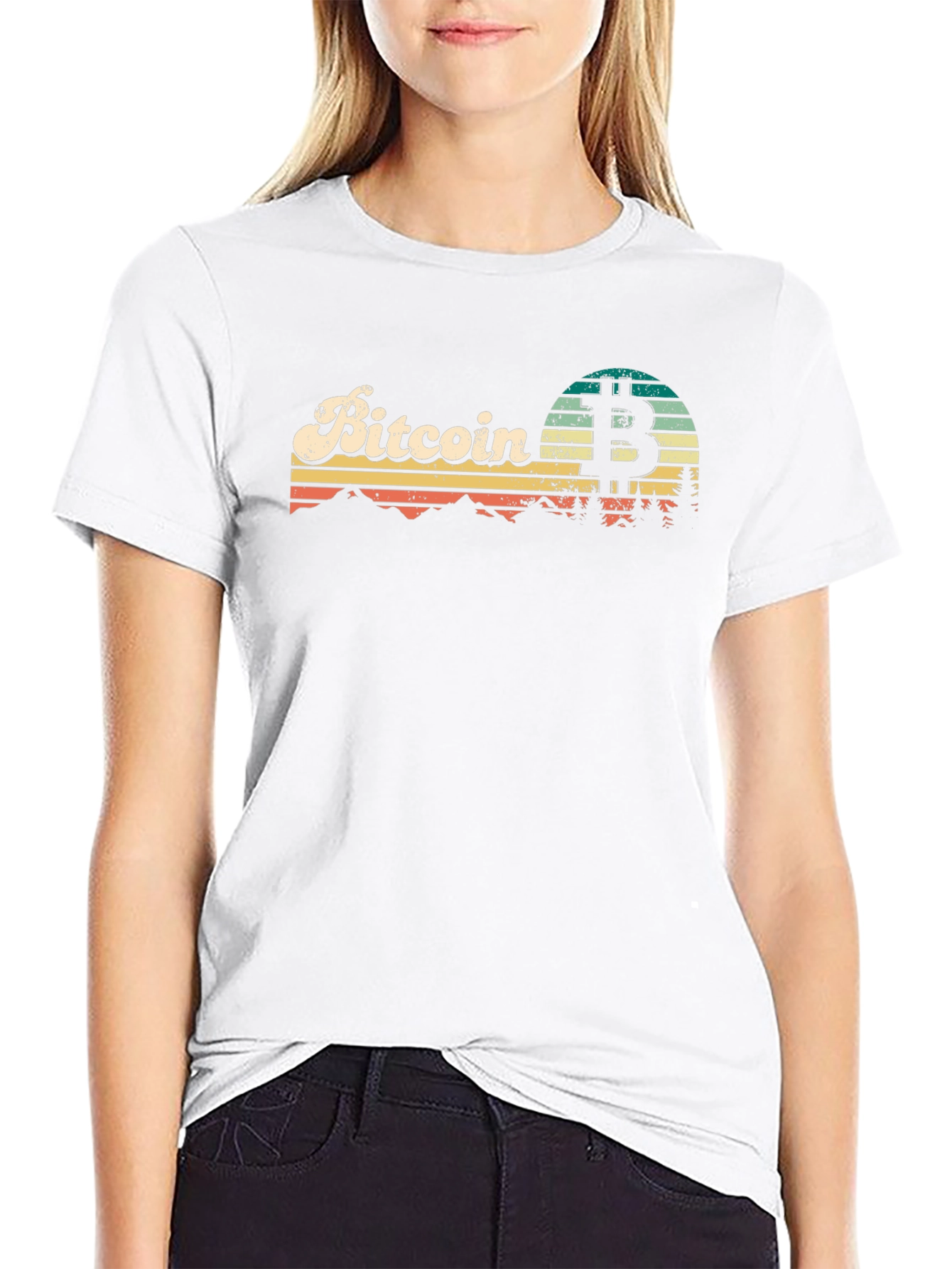 Bitcoin Retro Graphic Tee - Crypto Style