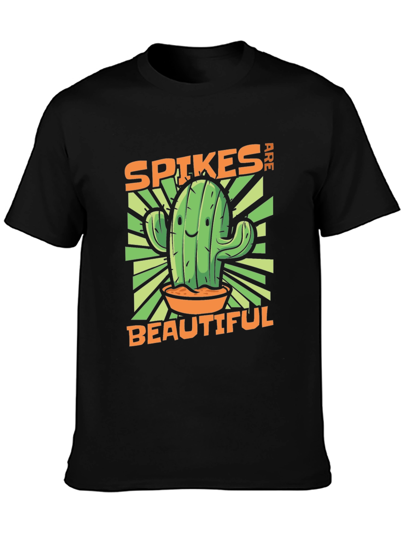 Spikes are Beautiful Cactus Graphic T-Shirt