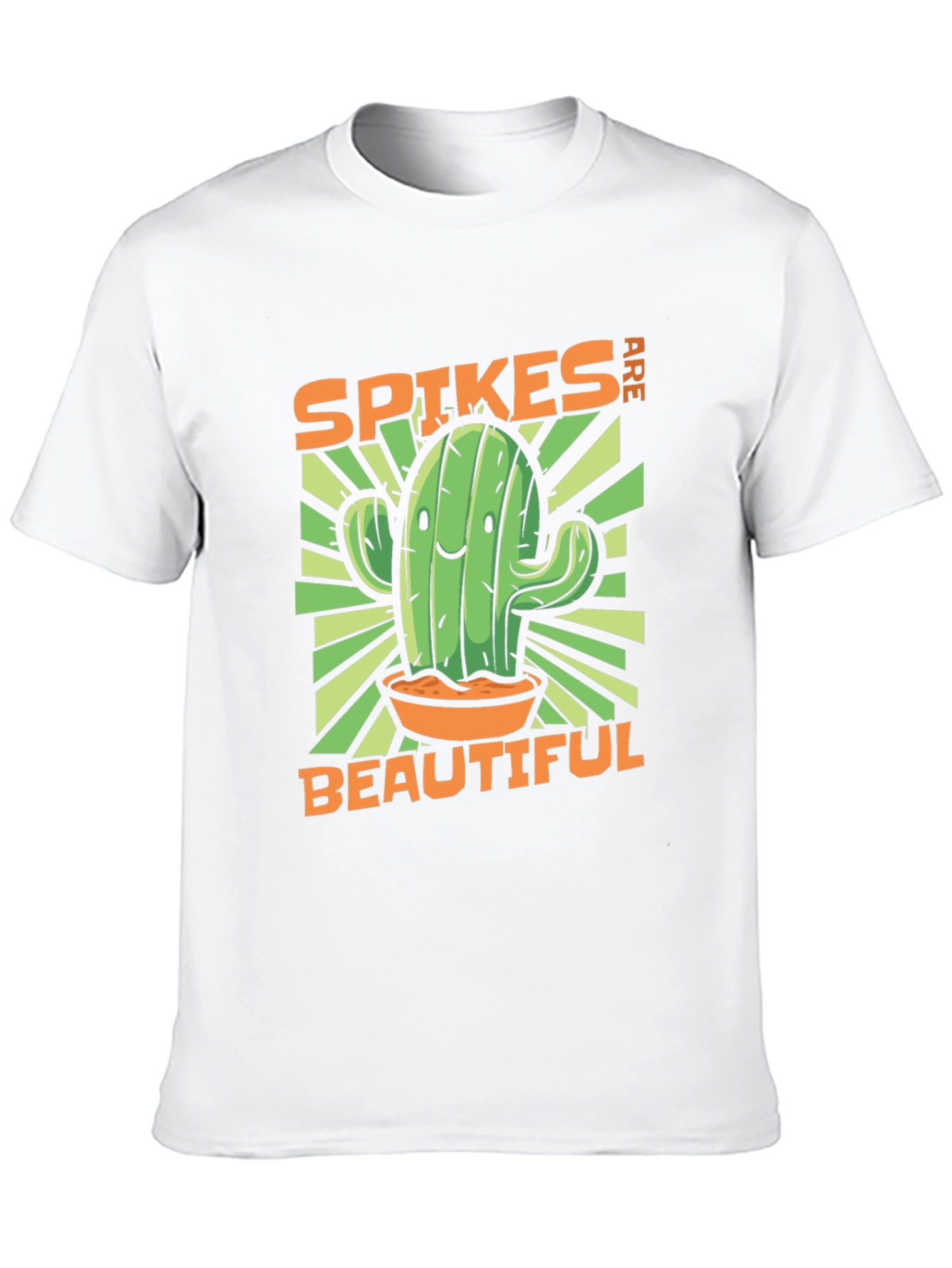 Spikes are Beautiful Cactus Graphic T-Shirt