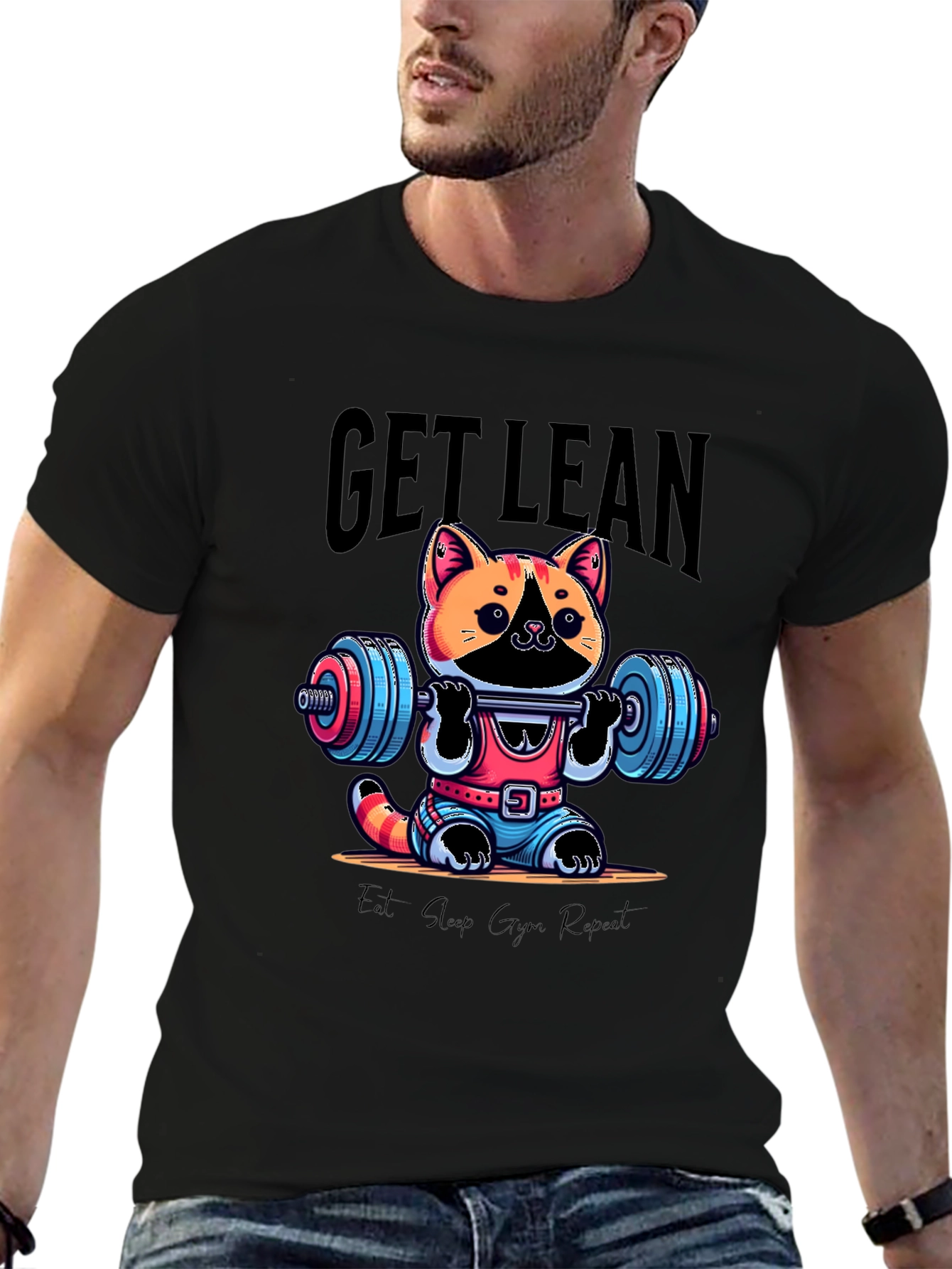 Get Lean Cat Gym T-Shirt