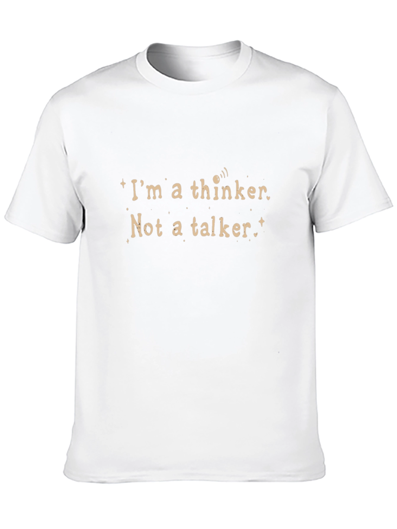 Im A Thinker T-Shirt - Black Crew Neck