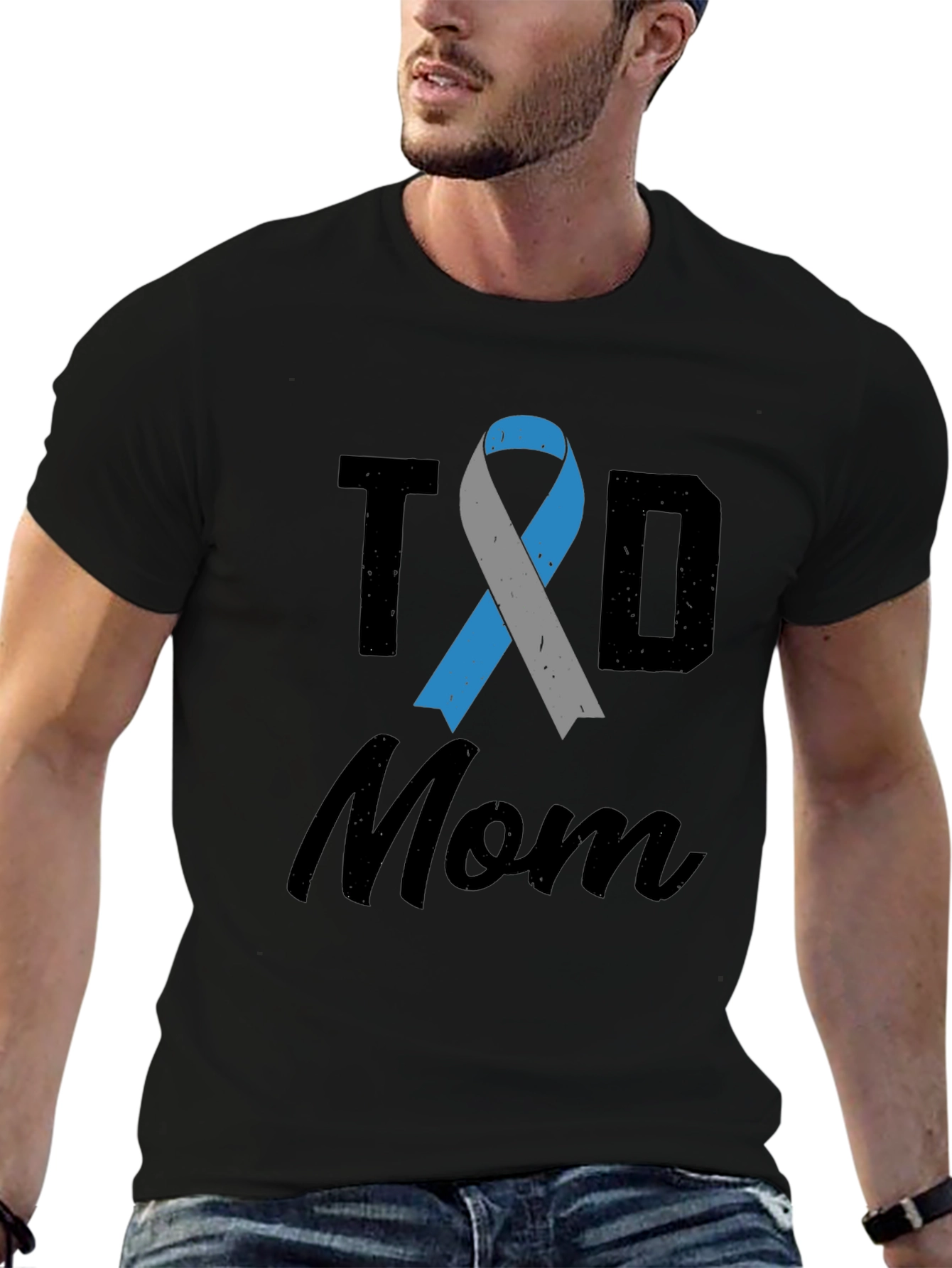 T1D Mom Awareness Ribbon T-Shirt