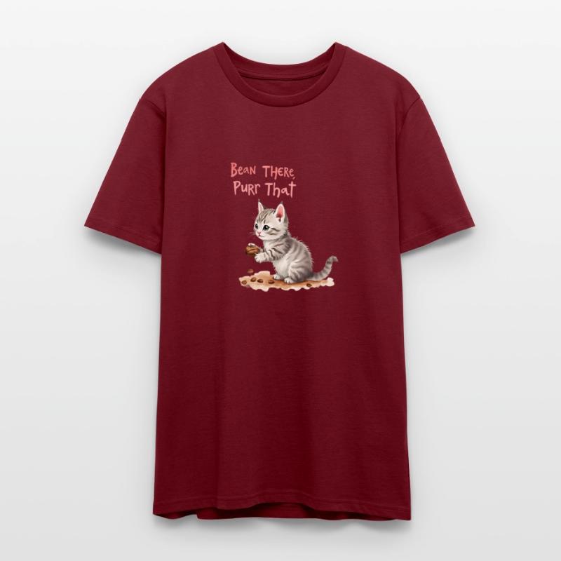 Bean There Purr That - Funny Cat & Coffee Pun