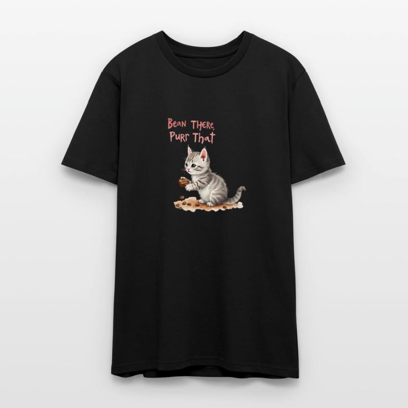 Bean There Purr That - Funny Cat & Coffee Pun