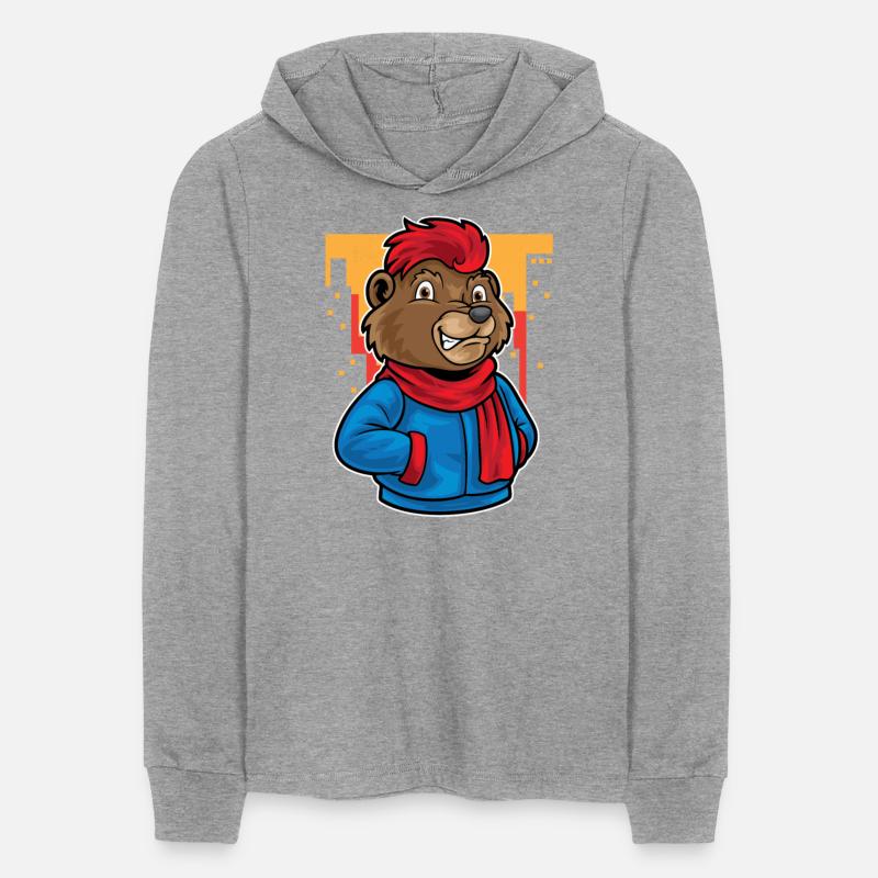 Bear Funky Urban Cartoon Illustration