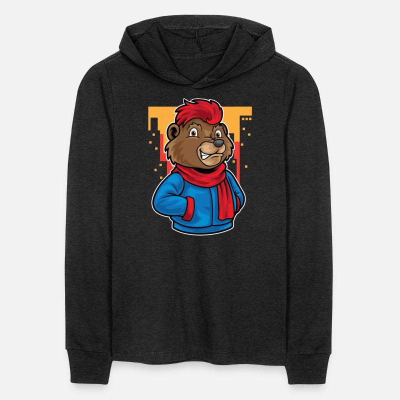 Bear Funky Urban Cartoon Illustration