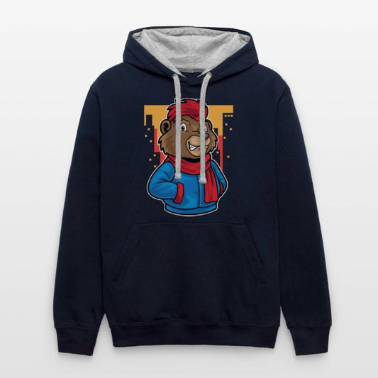 Bear Funky Urban Cartoon Illustration