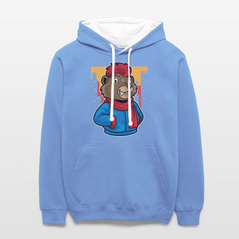 Bear Funky Urban Cartoon Illustration