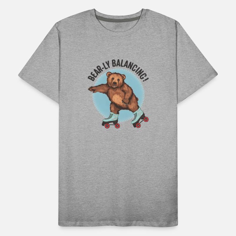 Bear Roller Skating "Bear-ly Balancing!" Design