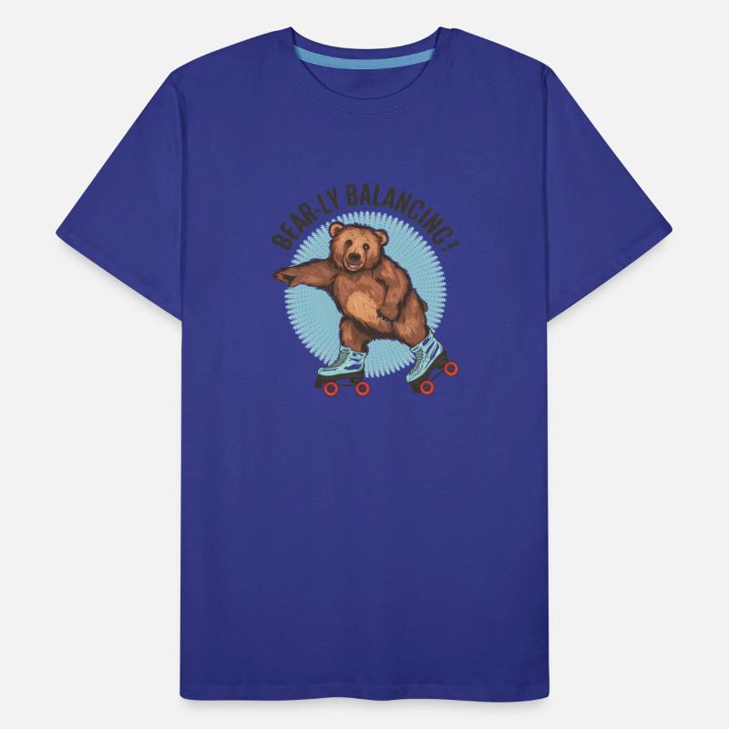 Bear Roller Skating "Bear-ly Balancing!" Design