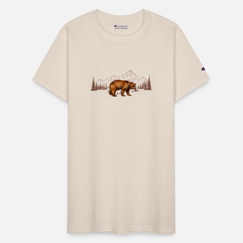 Bear Walking In The Woods