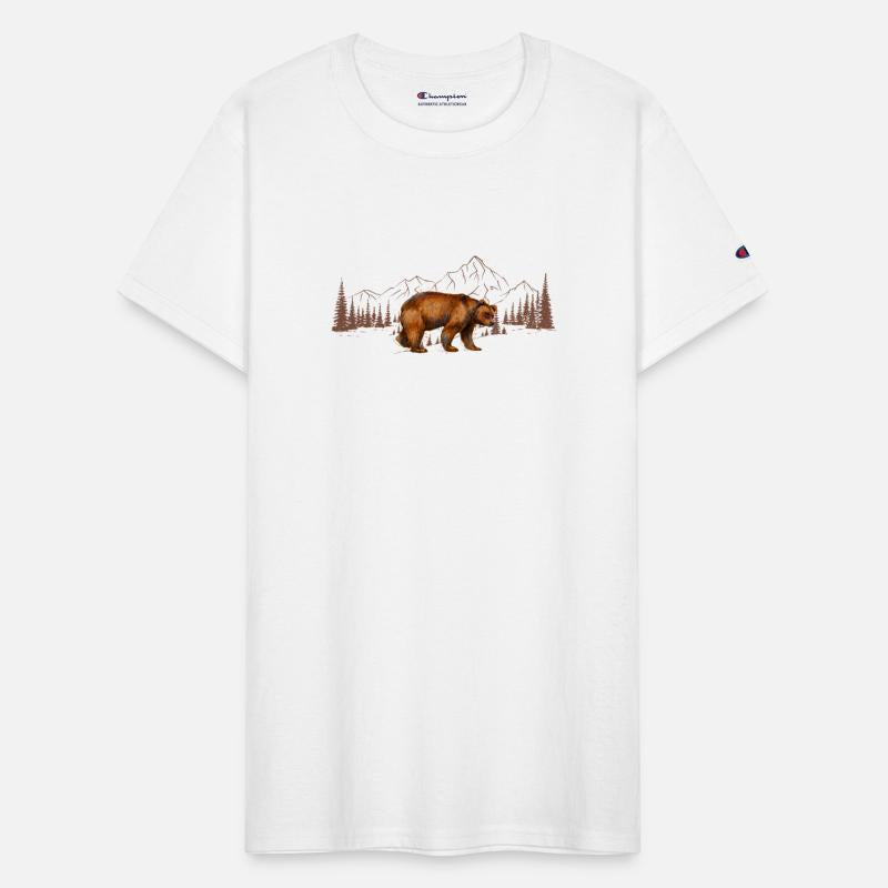 Bear Walking In The Woods